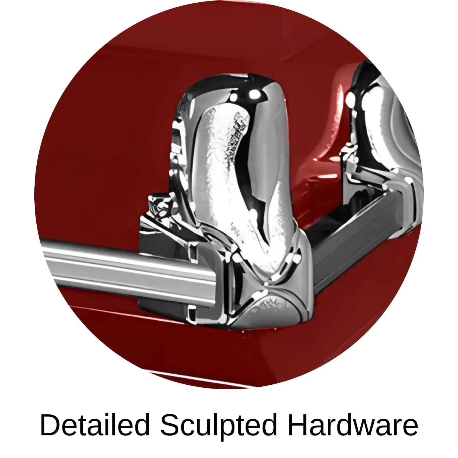 Detailed Sculpted Hardware Of Titan Orion Series Casket