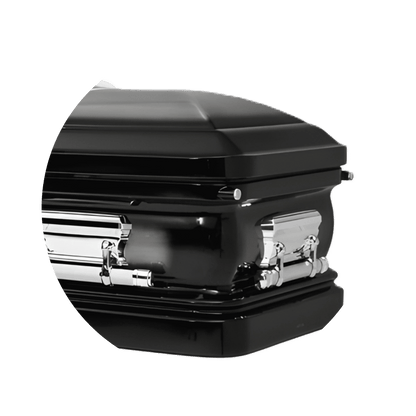 Adams Series | Black Steel Casket