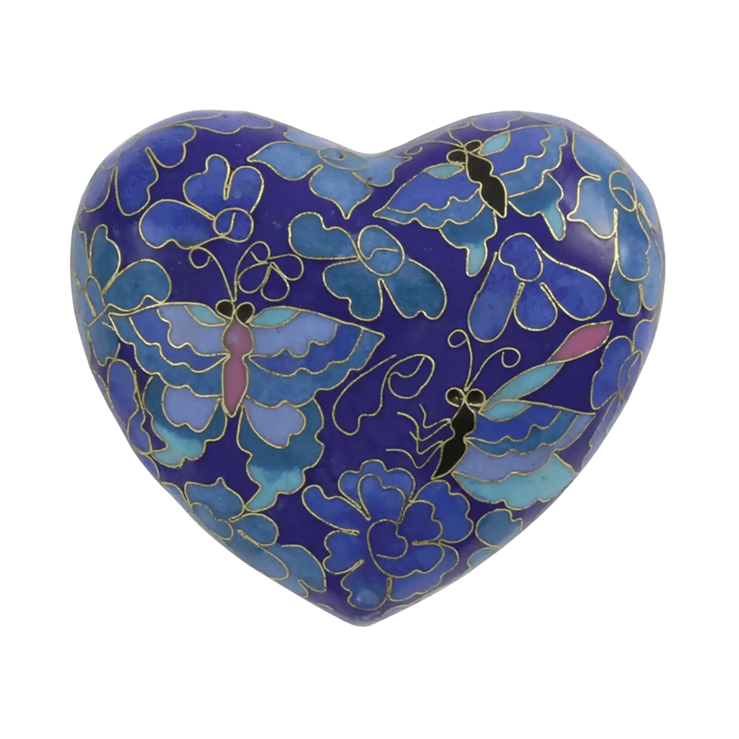 Etienne Butterfly Heart Shaped Keepsake Urn