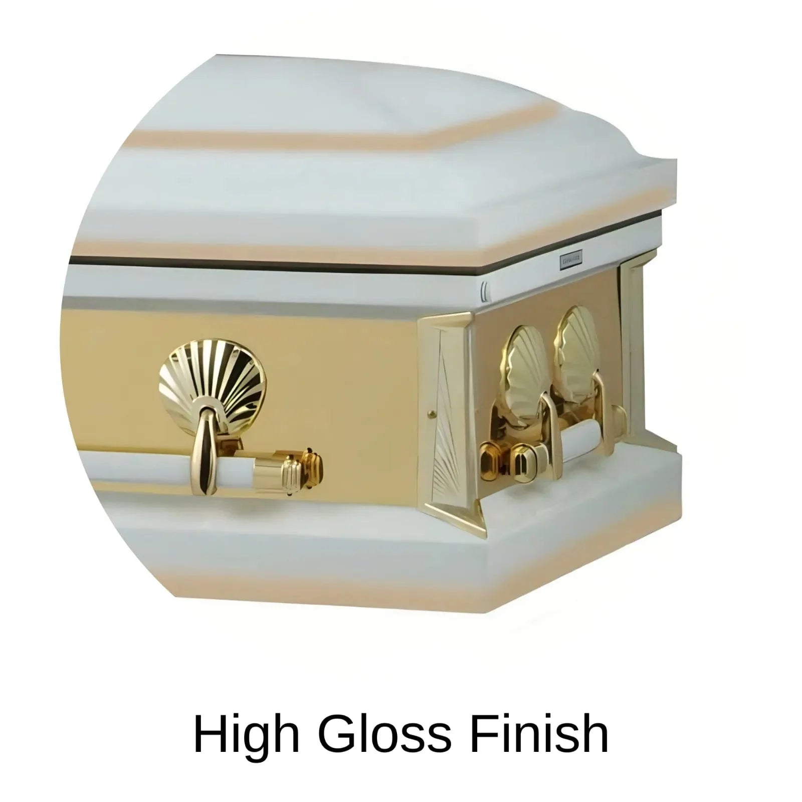 High Gloss Finish Of Titan Reflection Series Casket 