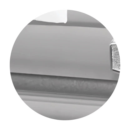 Everest Extra Long 7'2" | Silver Steel Oversize Casket with White Interior | 28", 33"