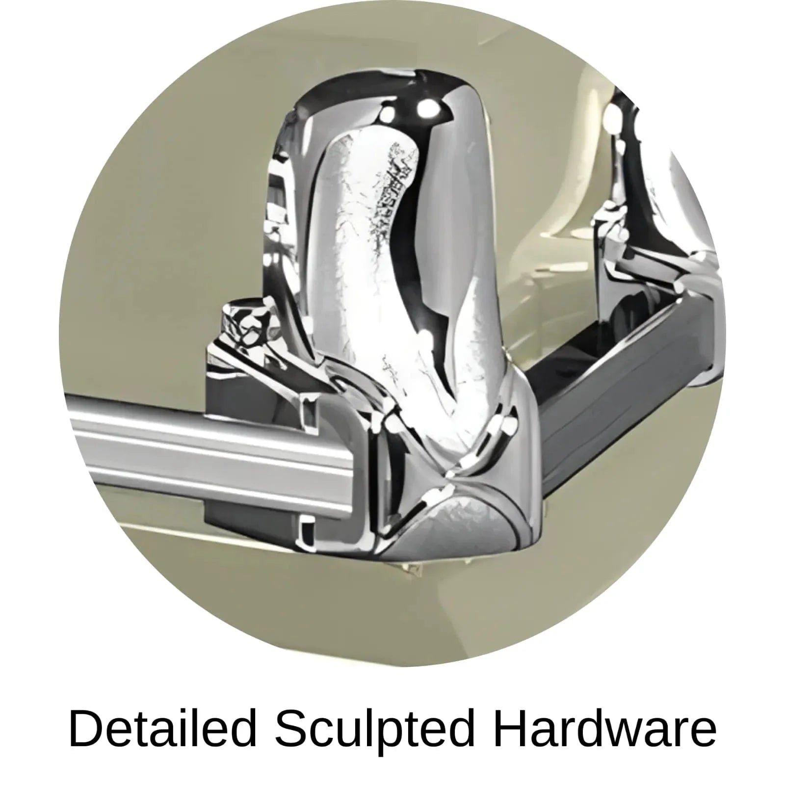 Detailed Sculpted Hardware Of Titan Orion Series Casket