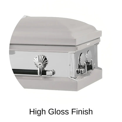 High Gloss Finish Of Titan Reflection Series Casket 