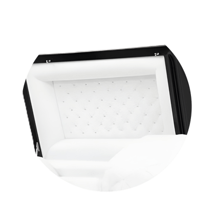 Adams Series | Black Steel Casket