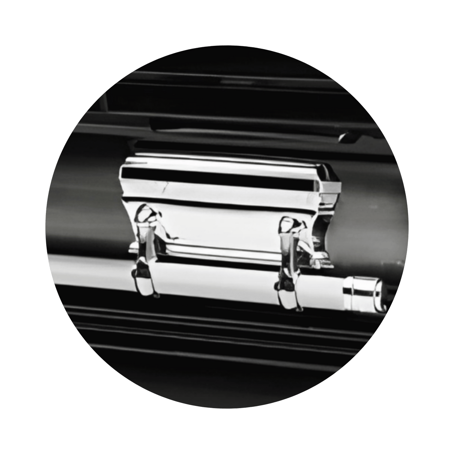 Adams Series | Black Steel Casket