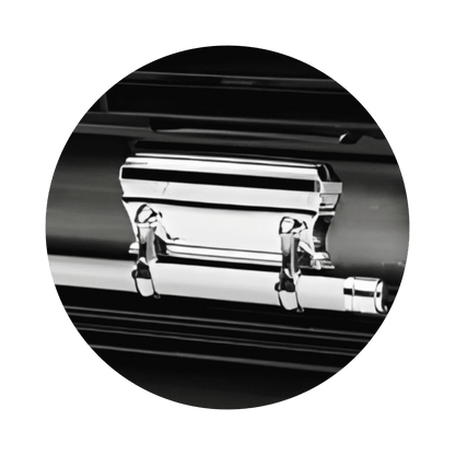 Adams Series | Black Steel Casket