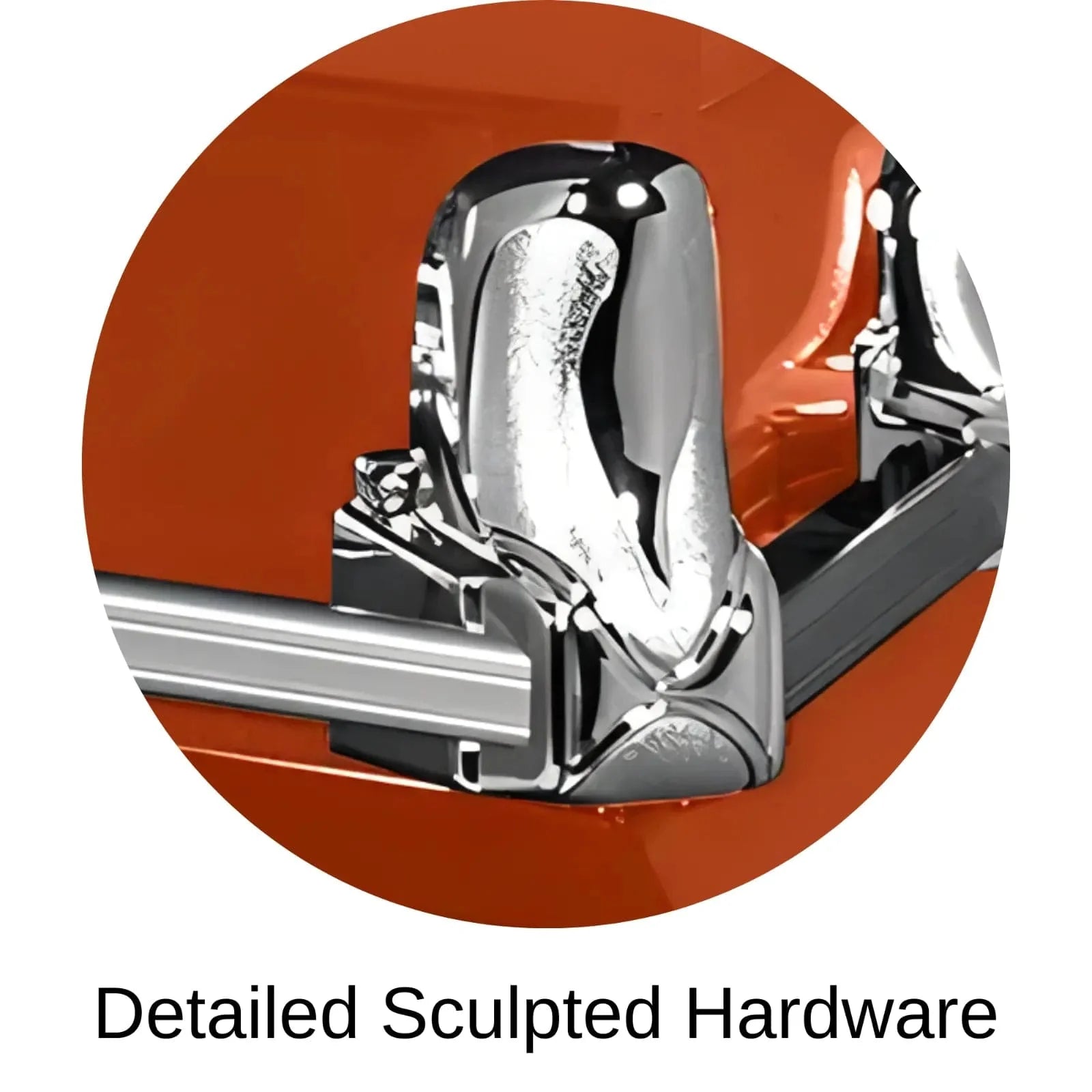 Detailed Sculpted Hardware Of Titan Orion Series Casket