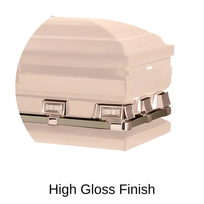High Gloss Finish Of Titan Atlas XL Series Casket 