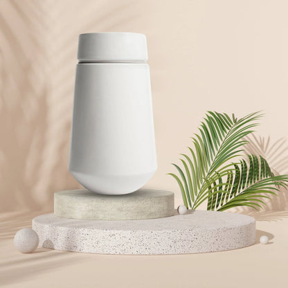Aegis Ceramic Urn | Soft White Adult Urn