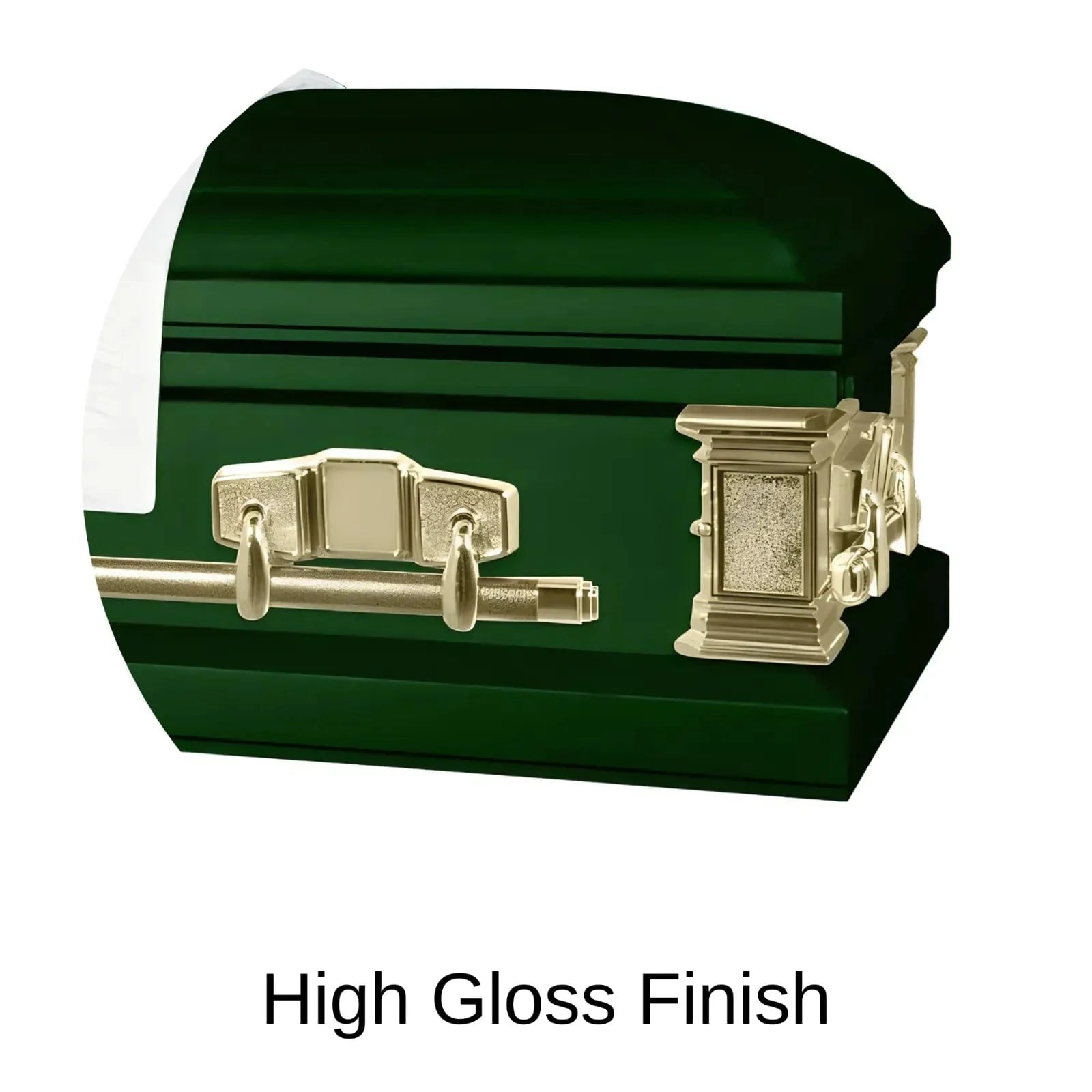 High Gloss Finish Of Titan Atlas XL Series Casket 