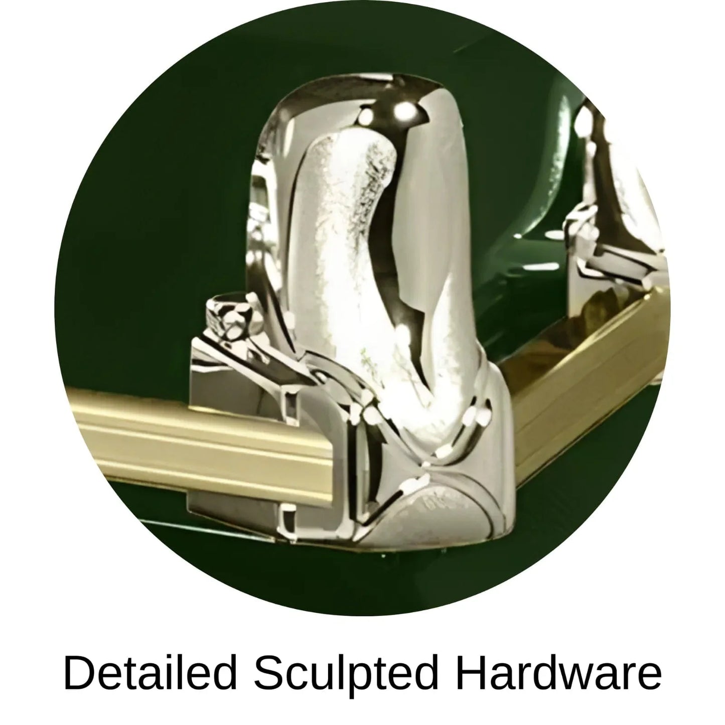 Detailed Sculpted Hardware Of Titan Orion Series Casket