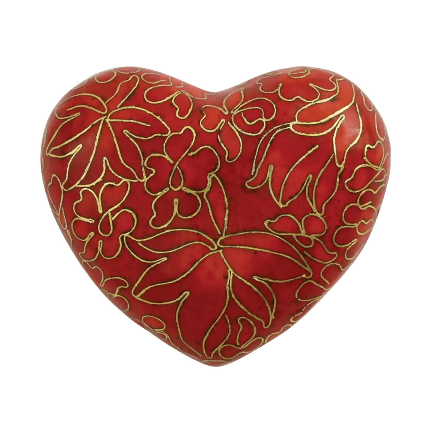 Etienne Autumn Leaves Heart Shaped Keepsake Urn