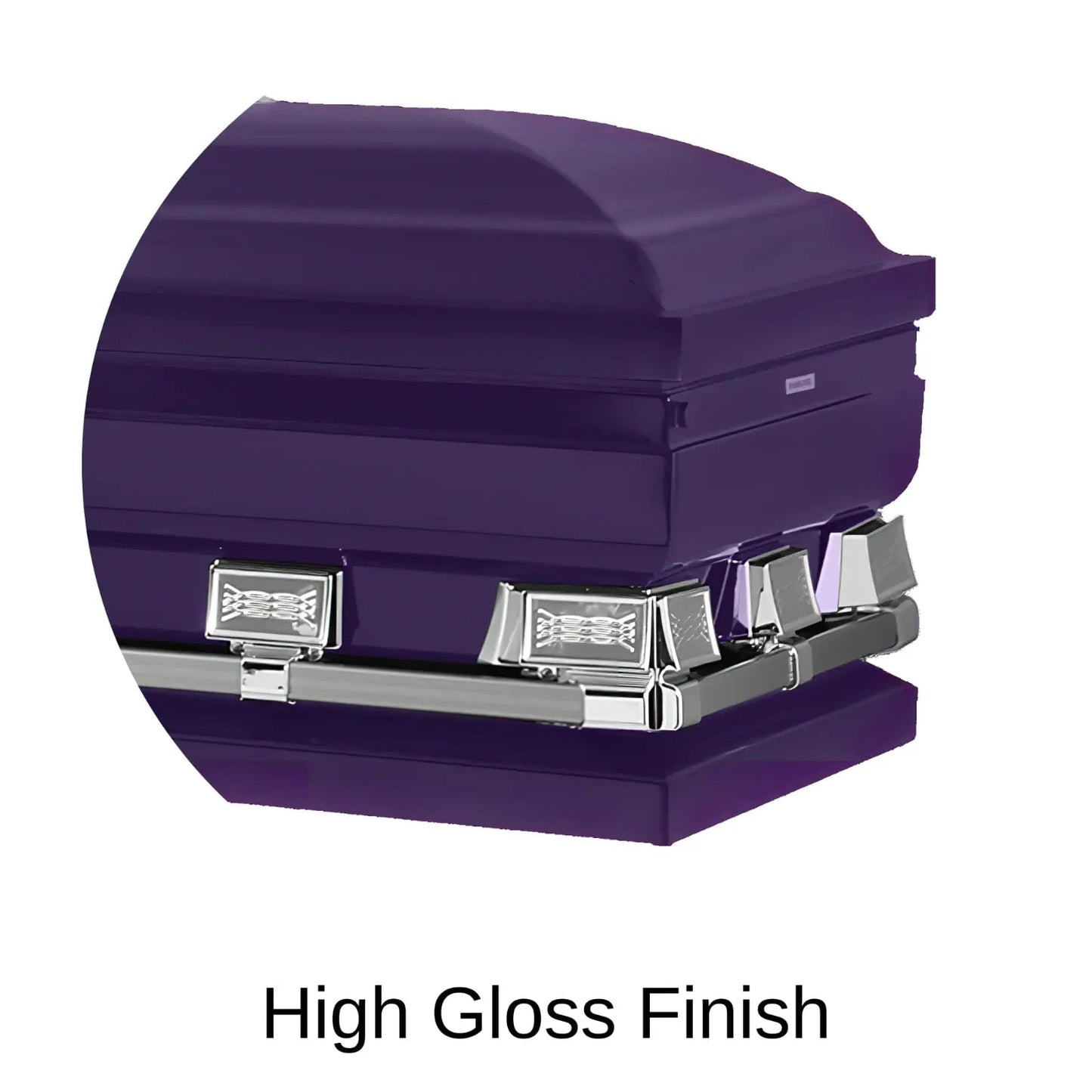 High Gloss Finish Of Titan Atlas XL Series Casket 