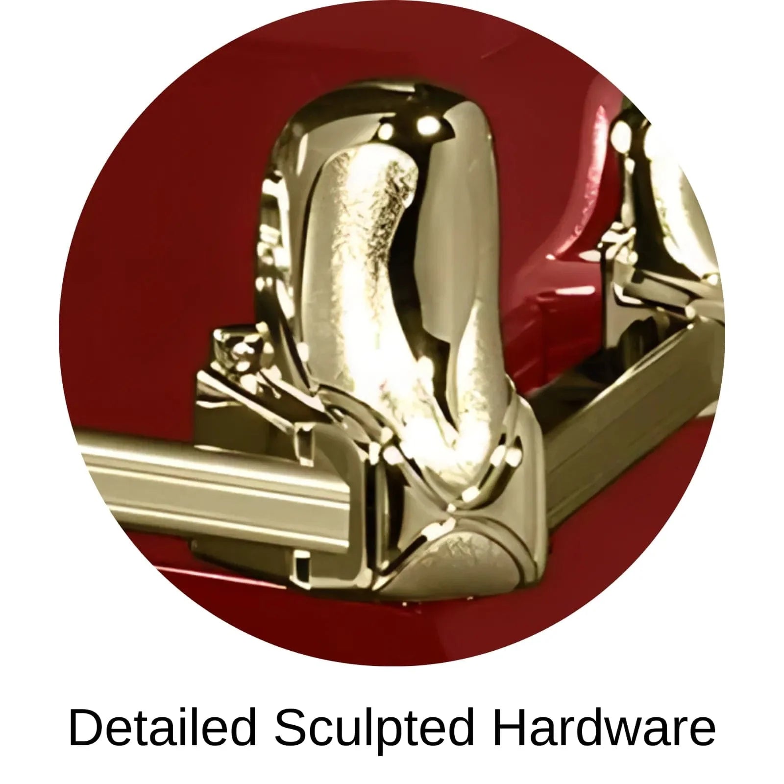 Detailed Sculpted Hardware Of Titan Orion Series Casket