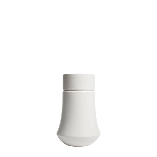 Emblem Ceramic Urn | Soft White Keepsake Urn