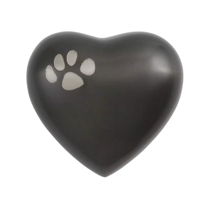 Odyssey® Paw Slate Heart Shaped Pet Urn