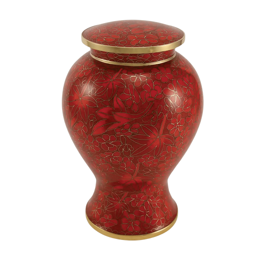 Etienne Autumn Leaves Large Adult Urn