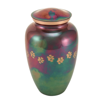 Classic Paws Raku Pet Urn