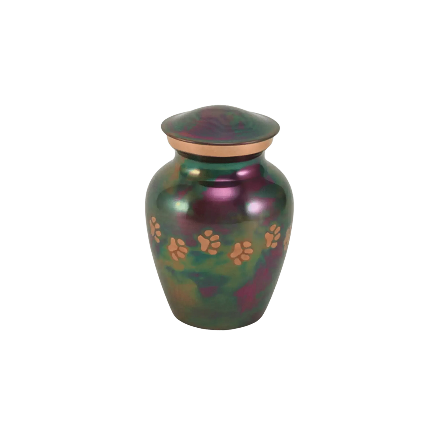 Classic Paw Raku Keepsake Pet Urn