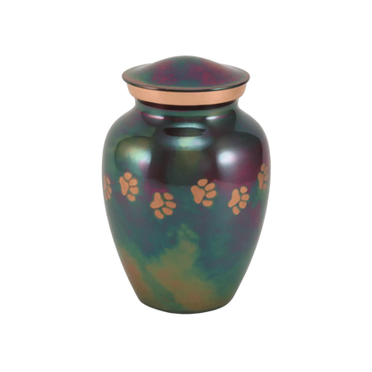Classic Paws Raku Pet Urn