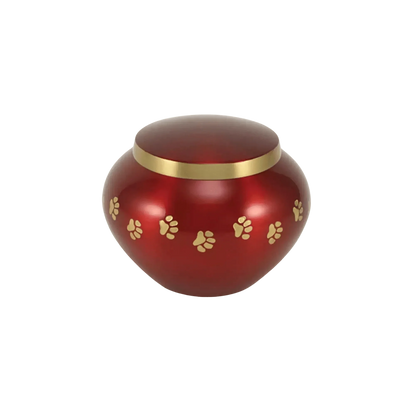 Odyssey® Paw Crimson Pet Urn