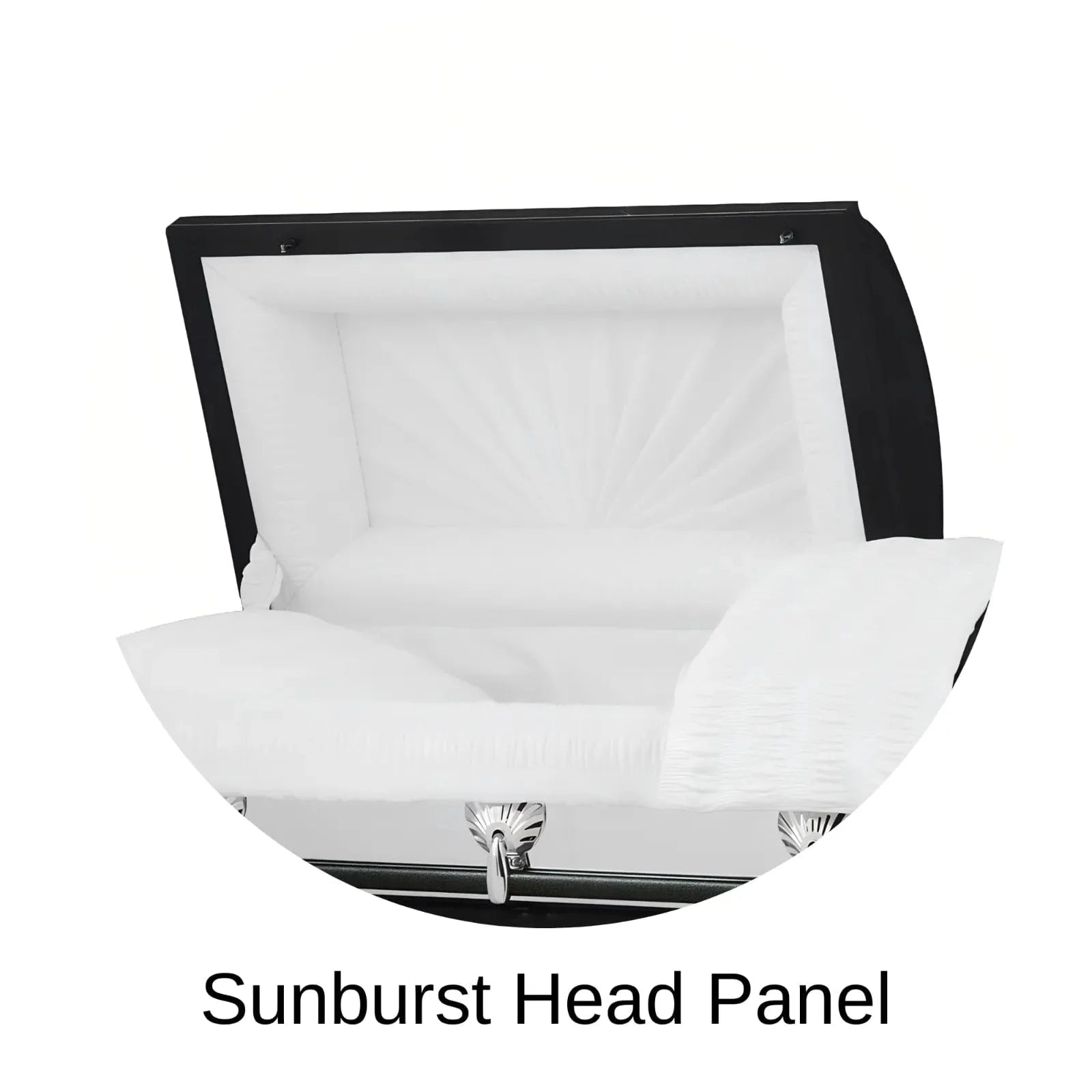 Sunburst Head Panel Of Titan Reflection Series Casket 