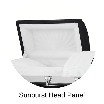 Sunburst Head Panel Of Titan Reflection Series Casket 