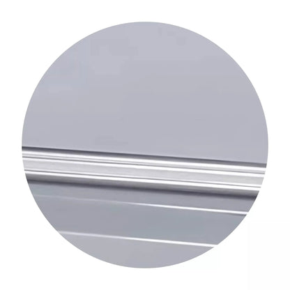 Andover Series | Silver Steel Casket with White Interior