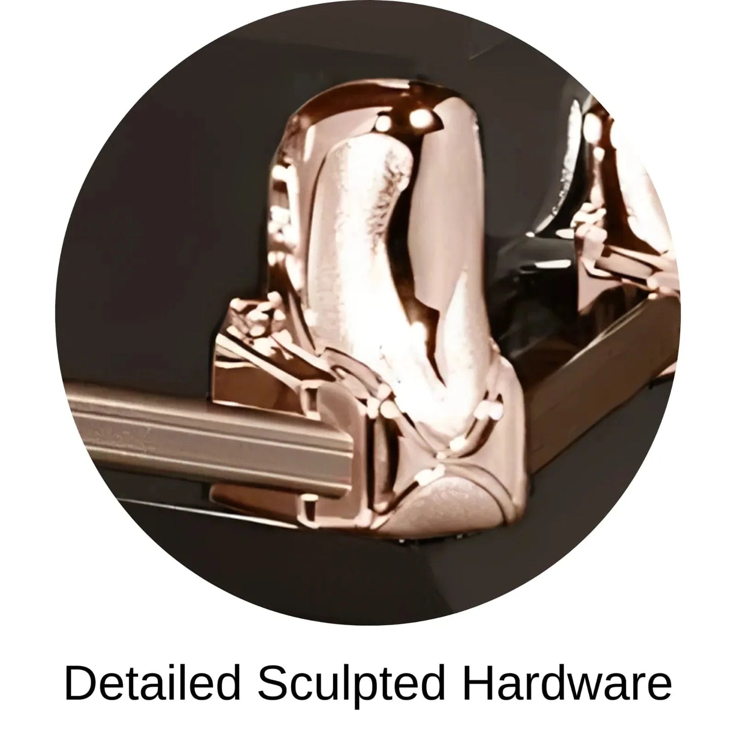 Detailed Sculpted Hardware Of Titan Orion Series Casket