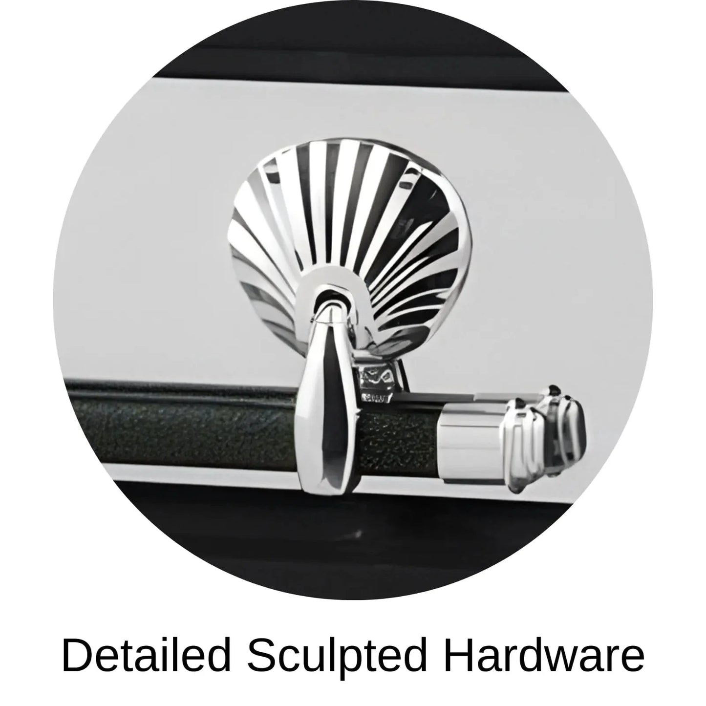 Detailed Sculpted Hardware Of Titan Reflection Series Casket 