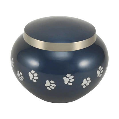Odyssey® Paw Moonlight Blue Pet Urn