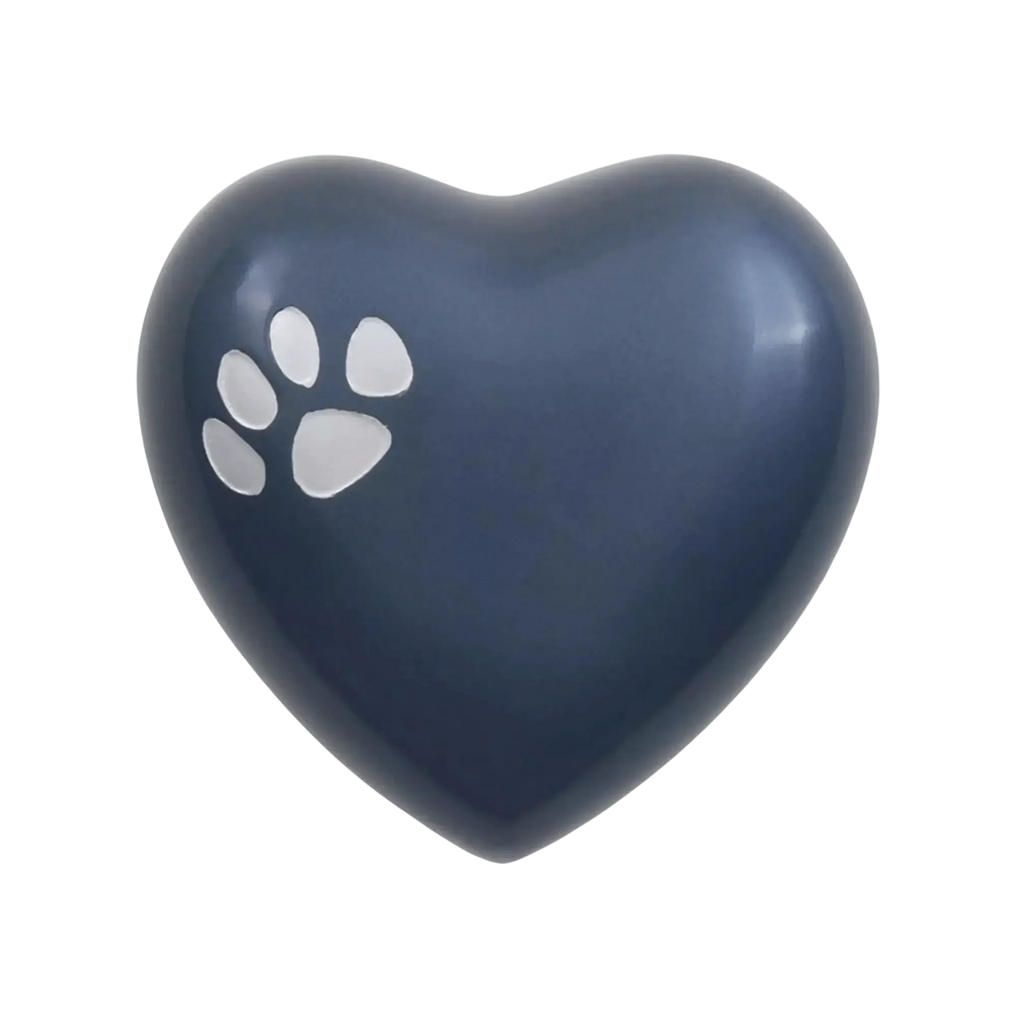 Odyssey® Paw Moonlight Blue Heart Shaped Pet Urn