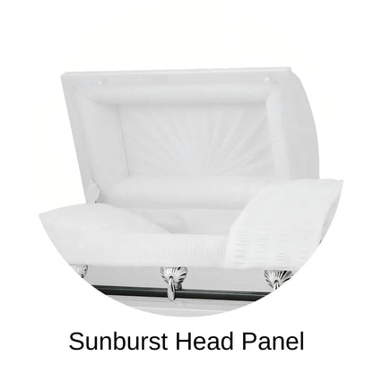 Sunburst Head Panel Of Titan Reflection Series Casket 