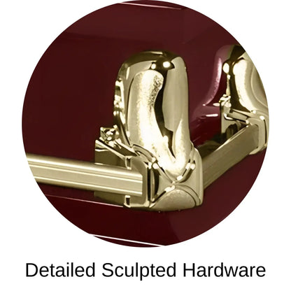 Detailed Sculpted Hardware Of Titan Orion Series Casket