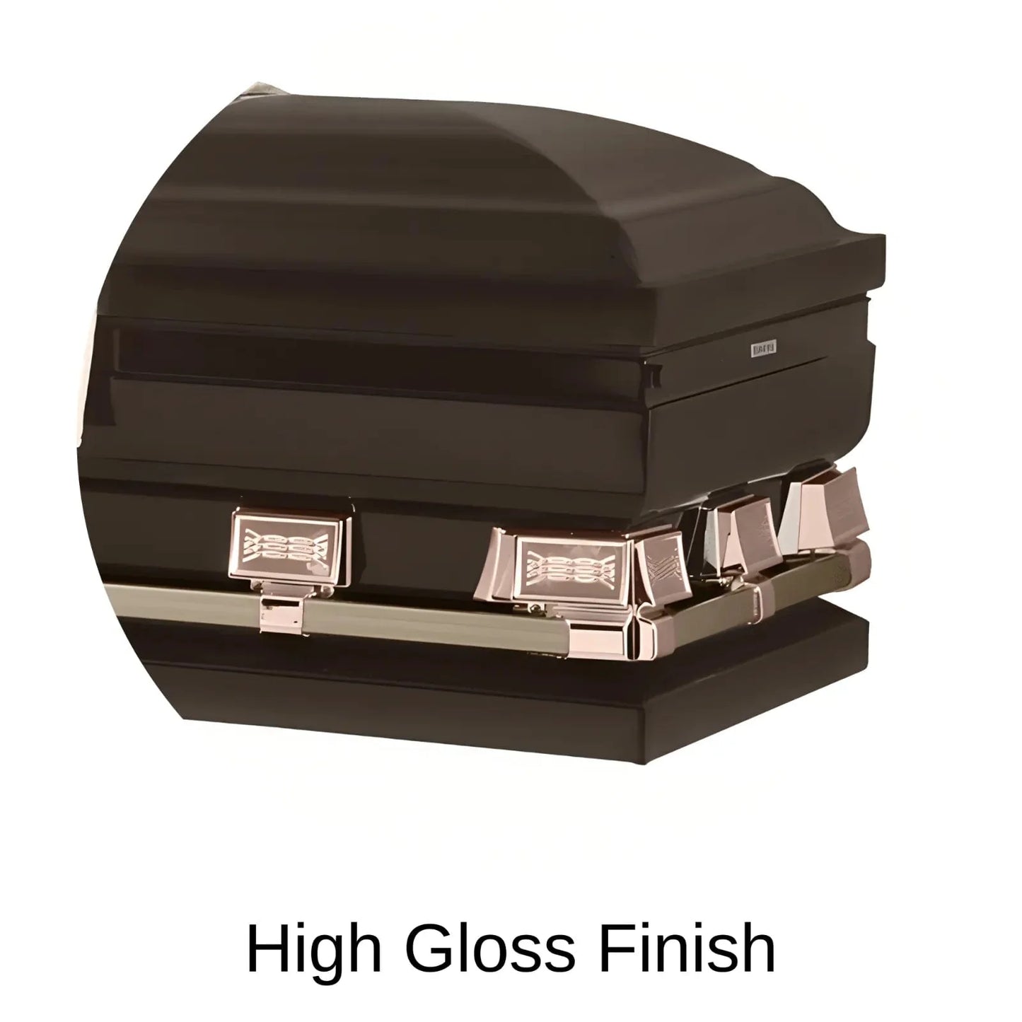 High Gloss Finish Of Titan Atlas XL Series Casket 