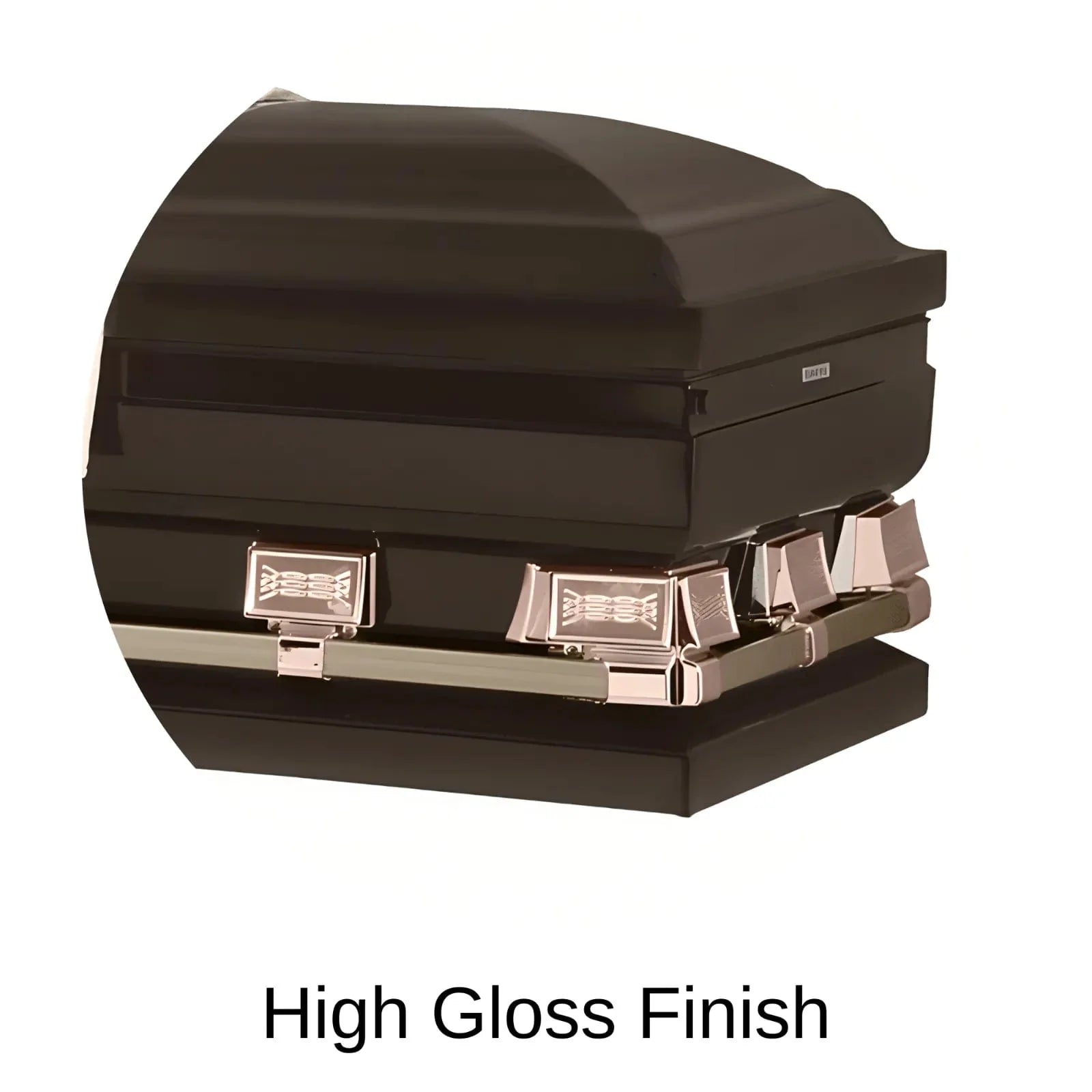 High Gloss Finish Of Titan Atlas XL Series Casket 