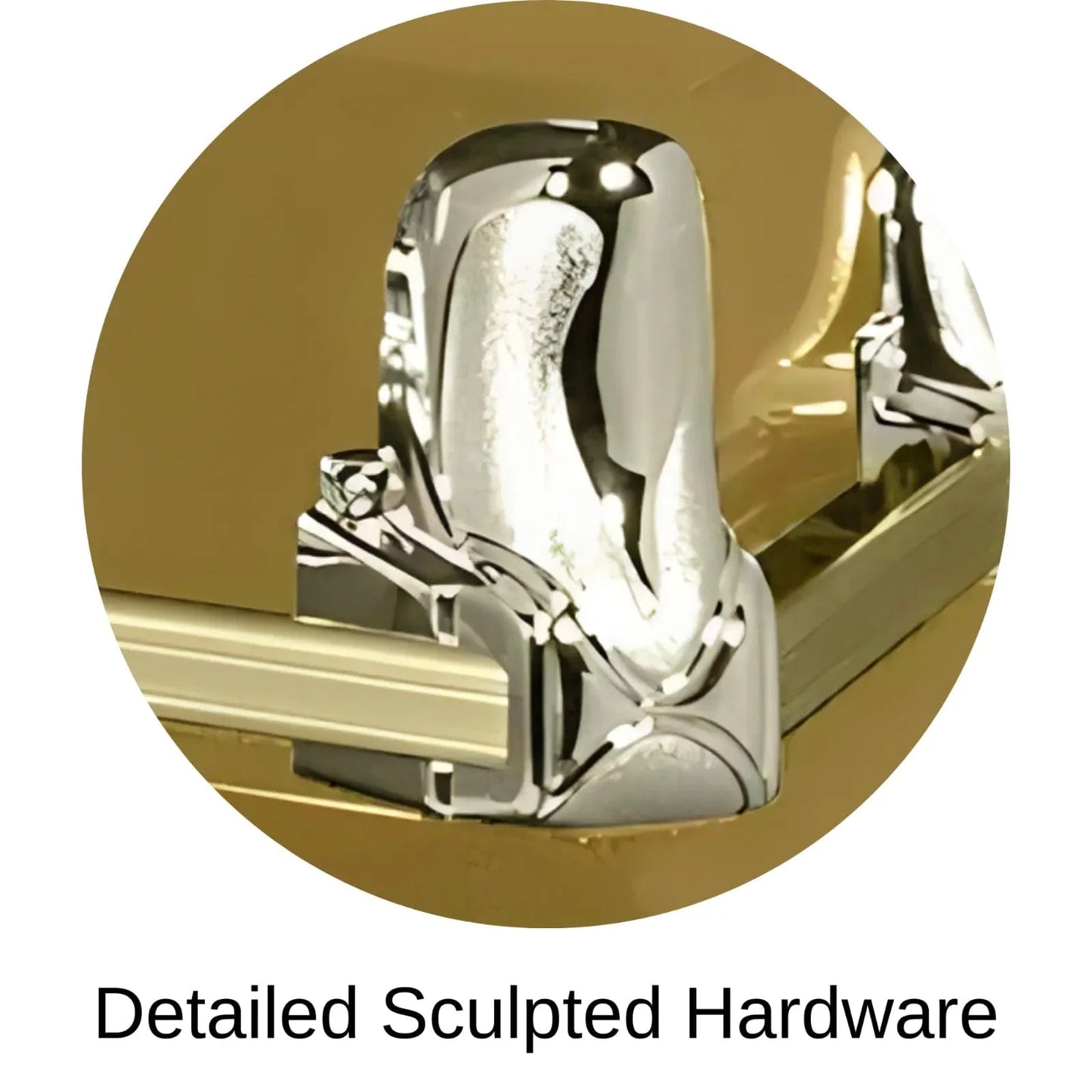 Detailed Sculpted Hardware Of Titan Orion Series Casket