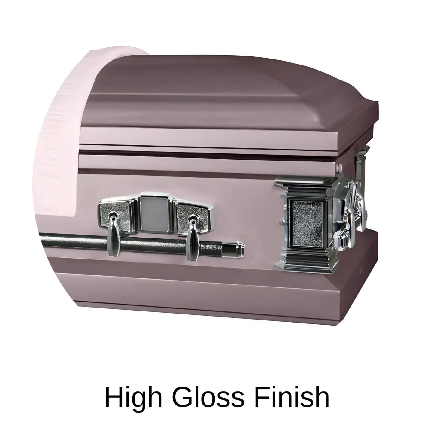 High Gloss Finish Of Titan Atlas XL Series Casket 