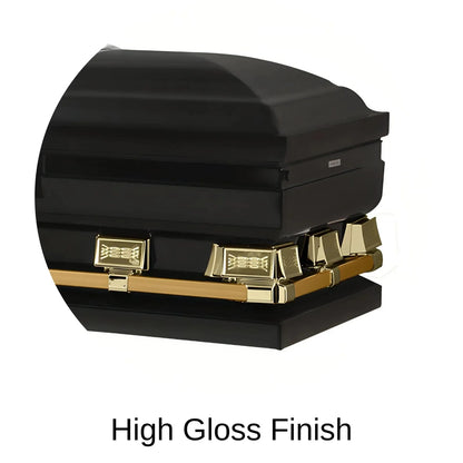 High Gloss Finish Of Titan Atlas XL Series Casket 