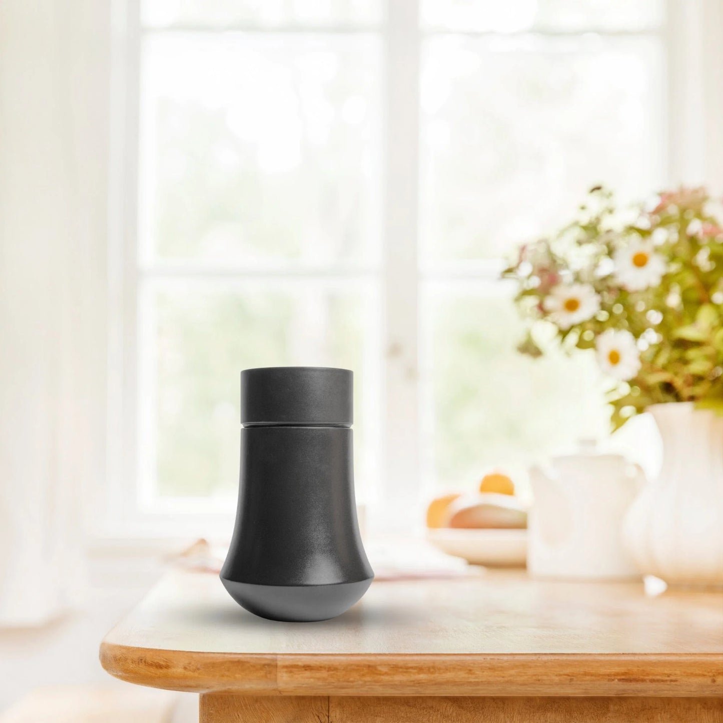 Emblem Ceramic Urn | Charcoal Keepsake Urn