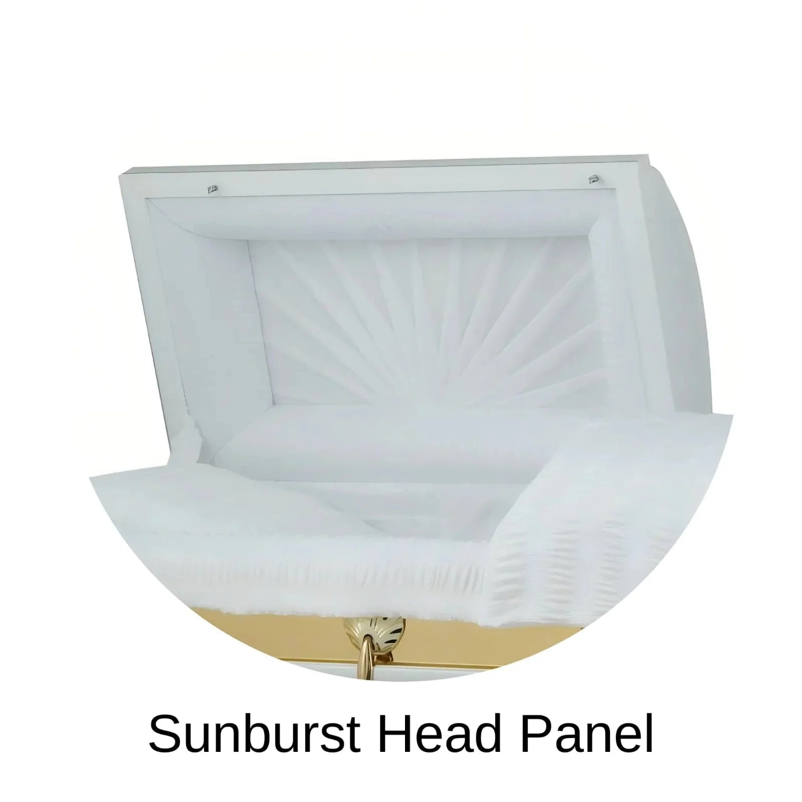 Sunburst Head Panel Of Titan Reflection Series Casket 