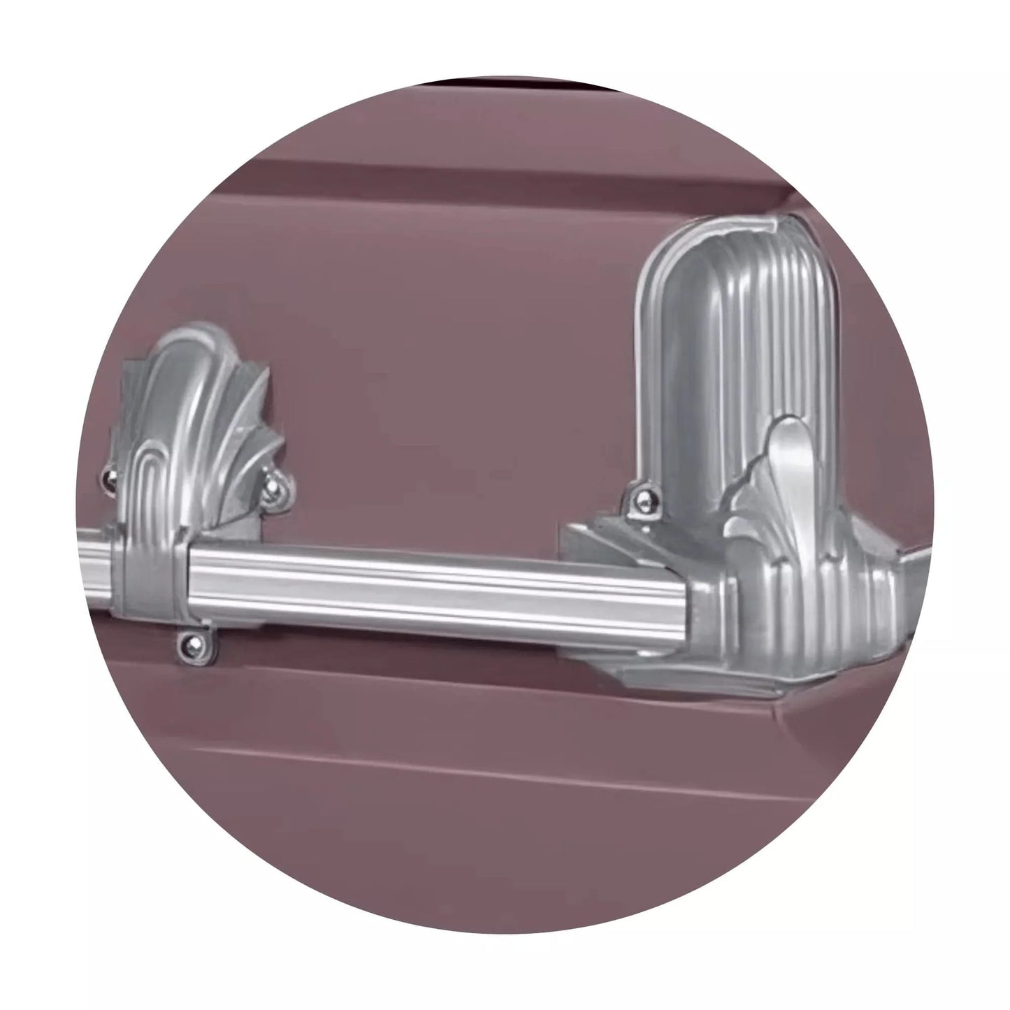Andover Series | Orchid Steel Casket with White Interior