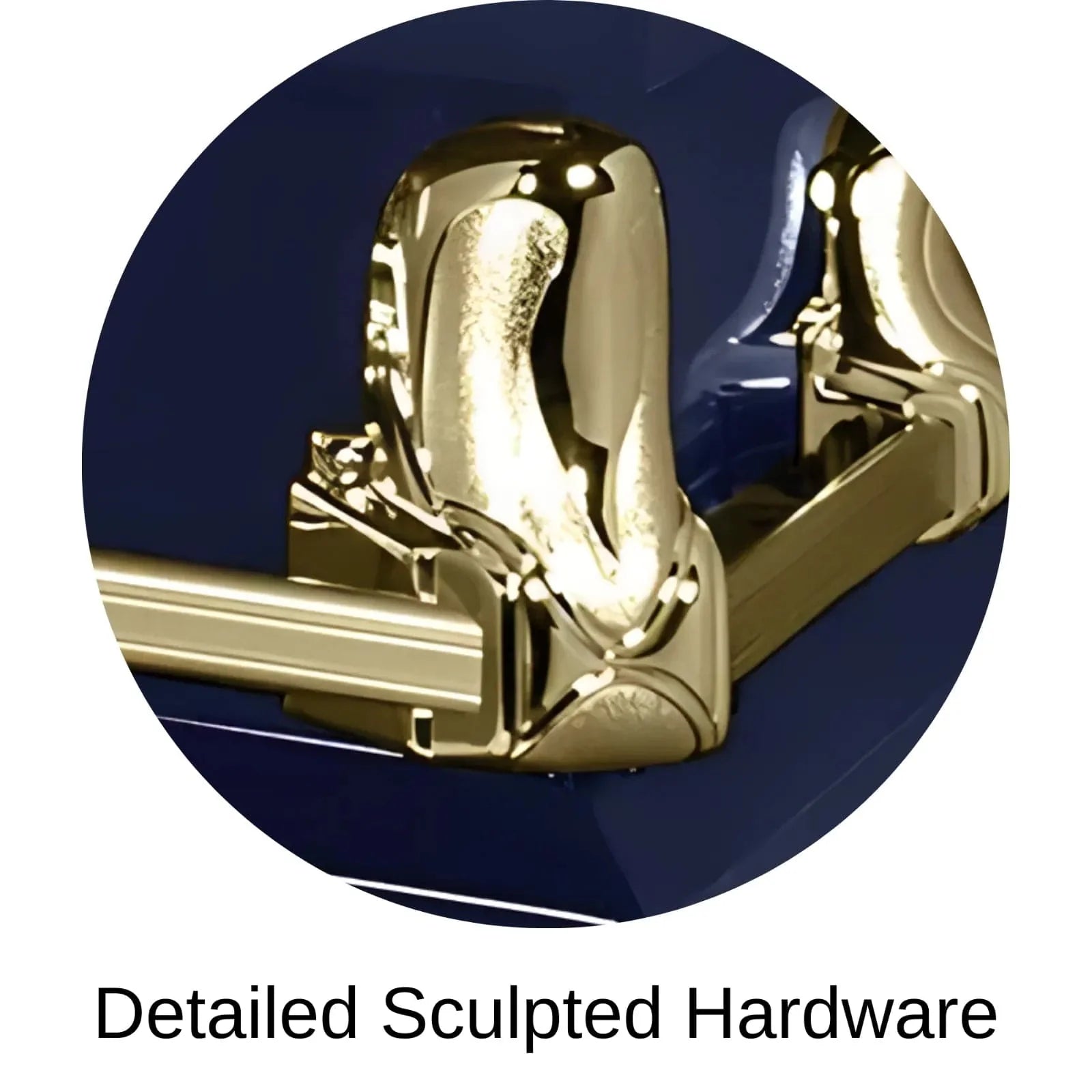 Detailed Sculpted Hardware Of Titan Orion Series Casket