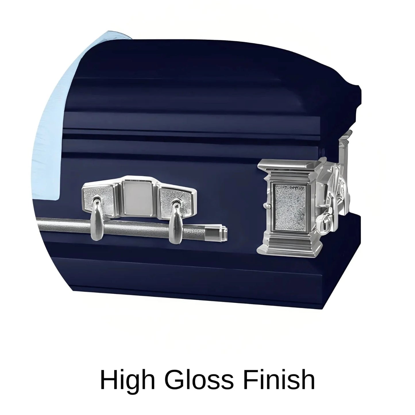 High Gloss Finish of Titan Casket Satin Series Casket