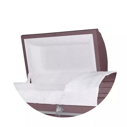 Andover Series | Orchid Steel Casket with White Interior
