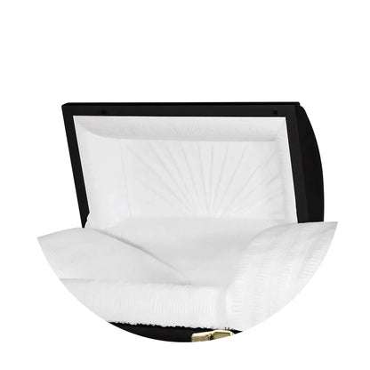 Everest Extra Long 7'2" | Black and Gold Steel Oversize Casket | 28″, 33″