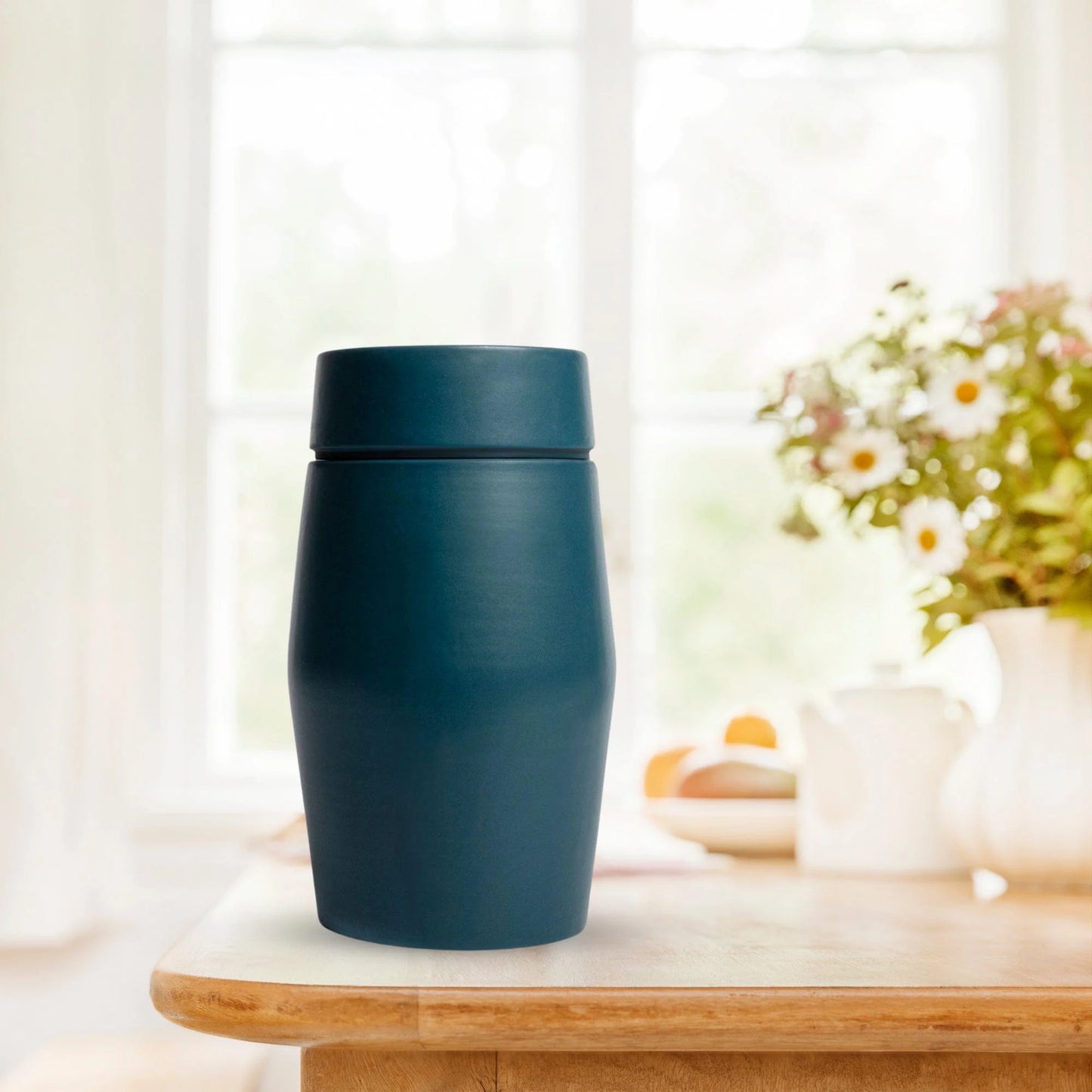 Epoch Ceramic Urn | Teal Adult Urn