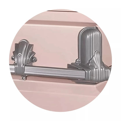 Andover Series | Pink Steel Casket with White Interior