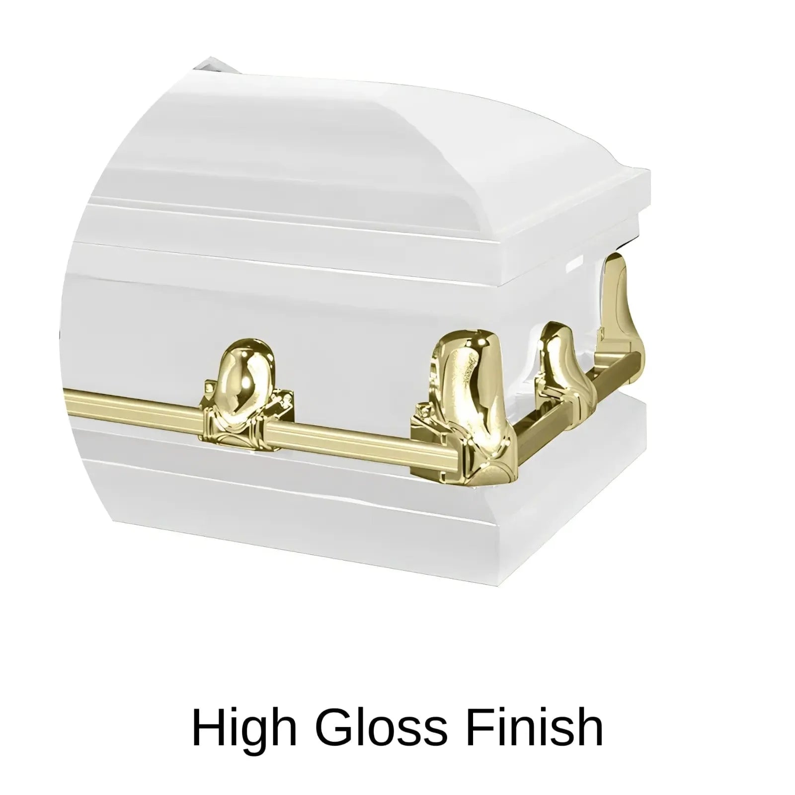 High Gloss Finish Of Titan Orion Series Casket
