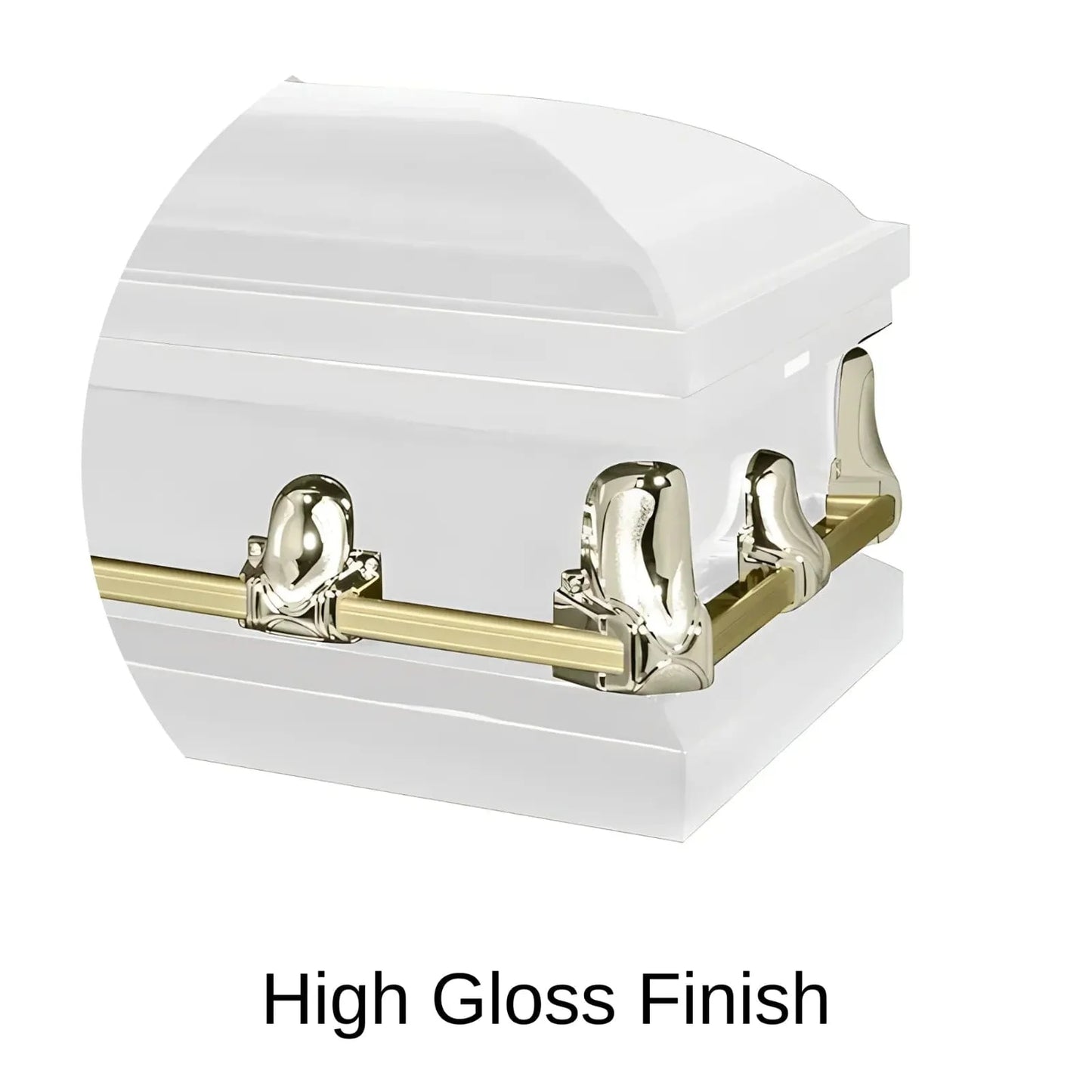 High Gloss Finish Of Titan Orion Series Casket